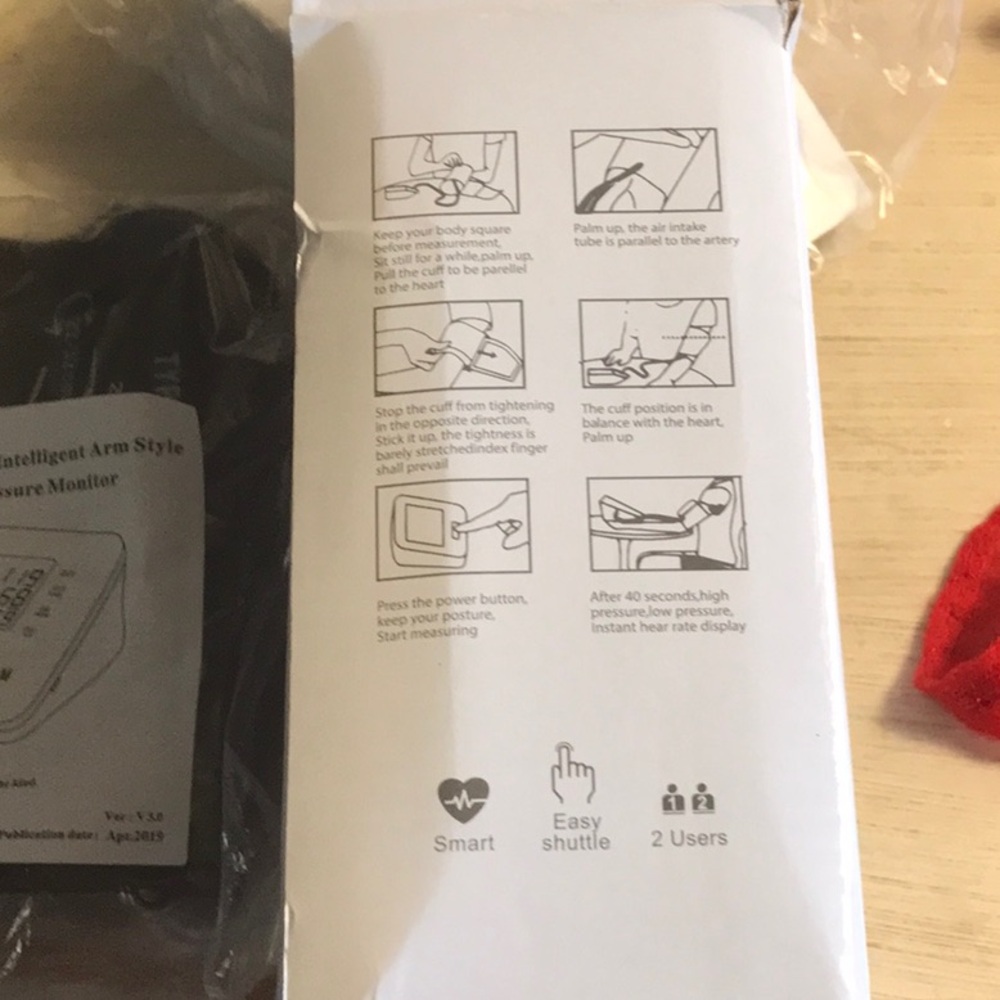 Electronic Blood Pressure Monitor.  Never used - Picture 6 of 6